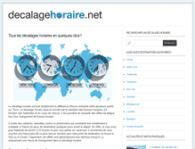 Tablet Screenshot of decalage-horaire.net